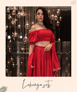 Unstiched Suits - Label Aarti Chauhan