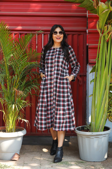 Cozy Plaids - Dress