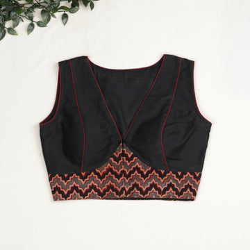 Cotton Silk Ajrakh Blouse