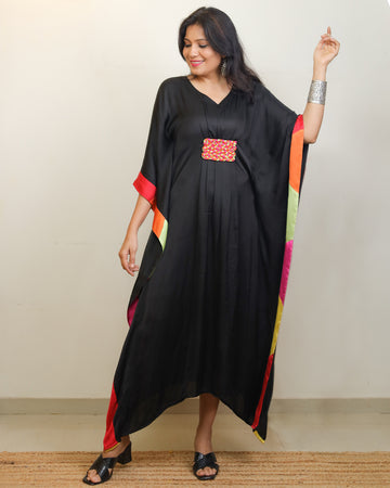 Silk Serenity-Colorburst Kaftan