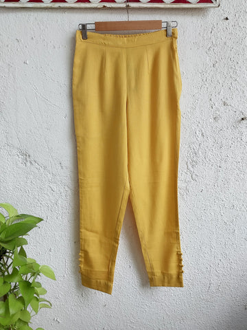 Cotton Pants- Yellow