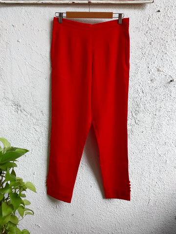 Cotton Pants- Red