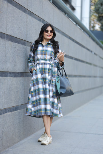 Cozy Plaids - Dress
