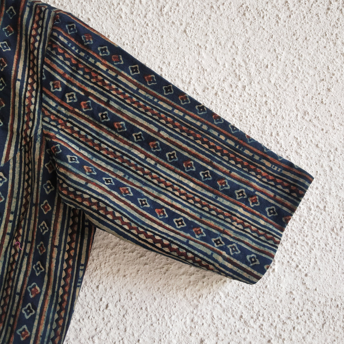 Lakire'-Indigo Ajrakh Blouse