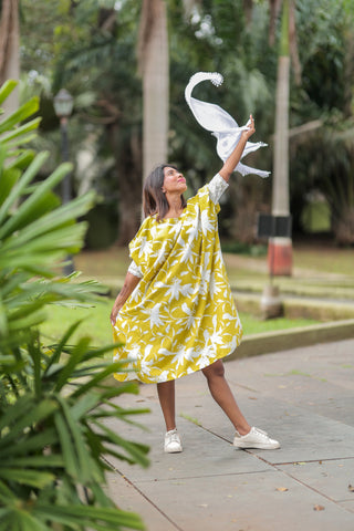 "Phool"- Dress Green