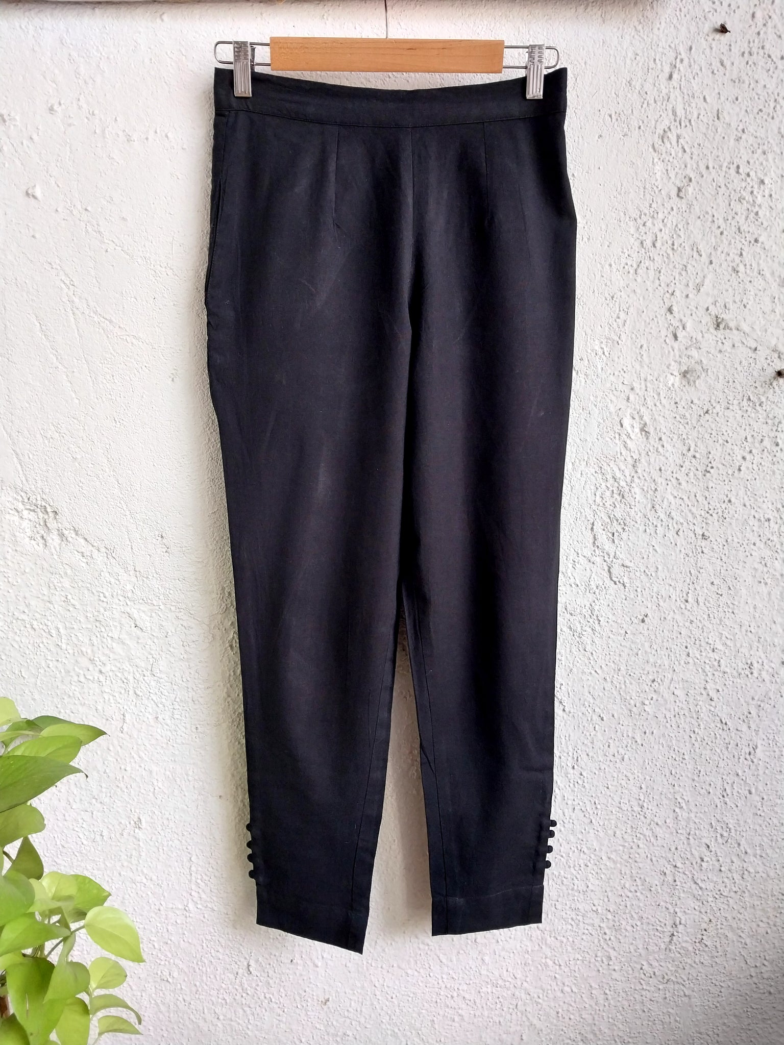 Cotton Pants- Black