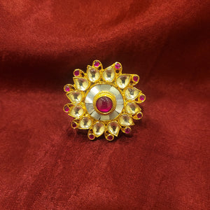 Polki Kundan Ring