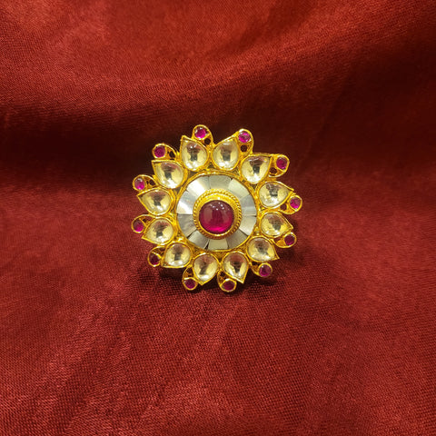 Polki Kundan Ring