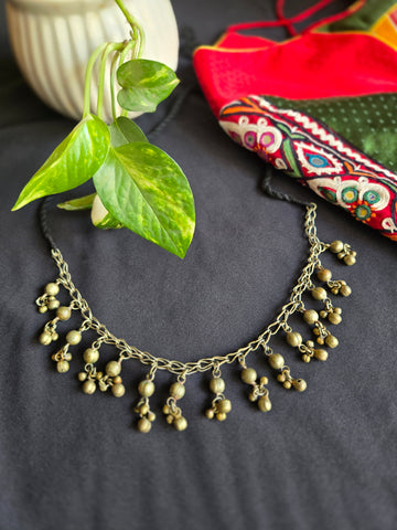 Vintage Afghani Ghoongroo Necklace