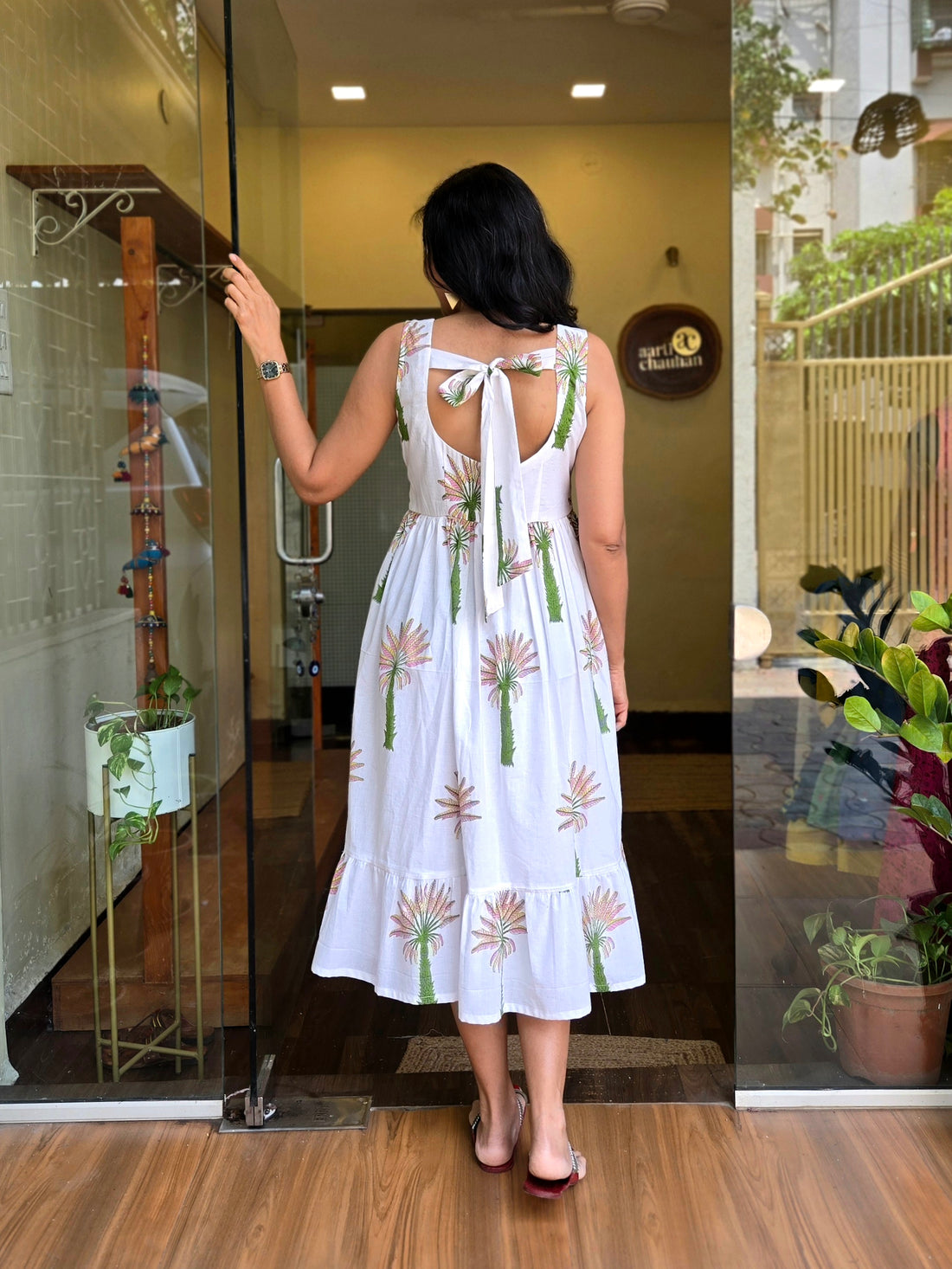 Nazakat - Mughal Butta Dress ( Back Belt )