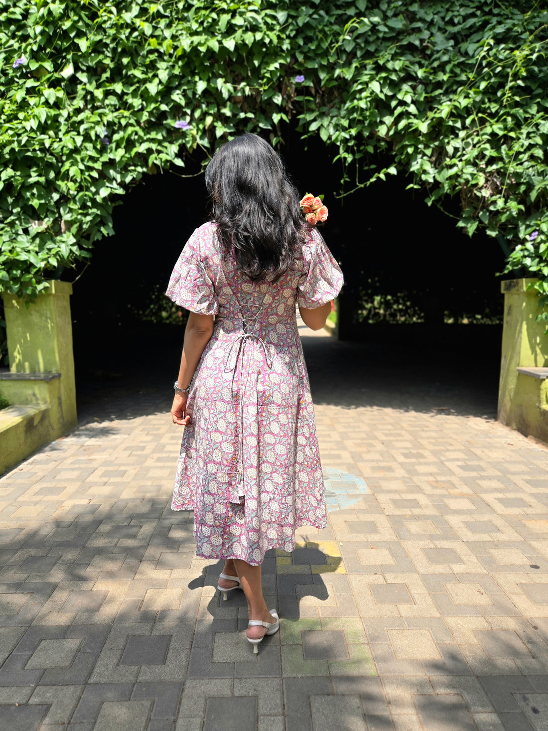 Gulmohar Dress - Mauve