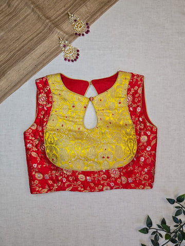 Haldi Kumkum - Banarasi Kinkhab Blouse