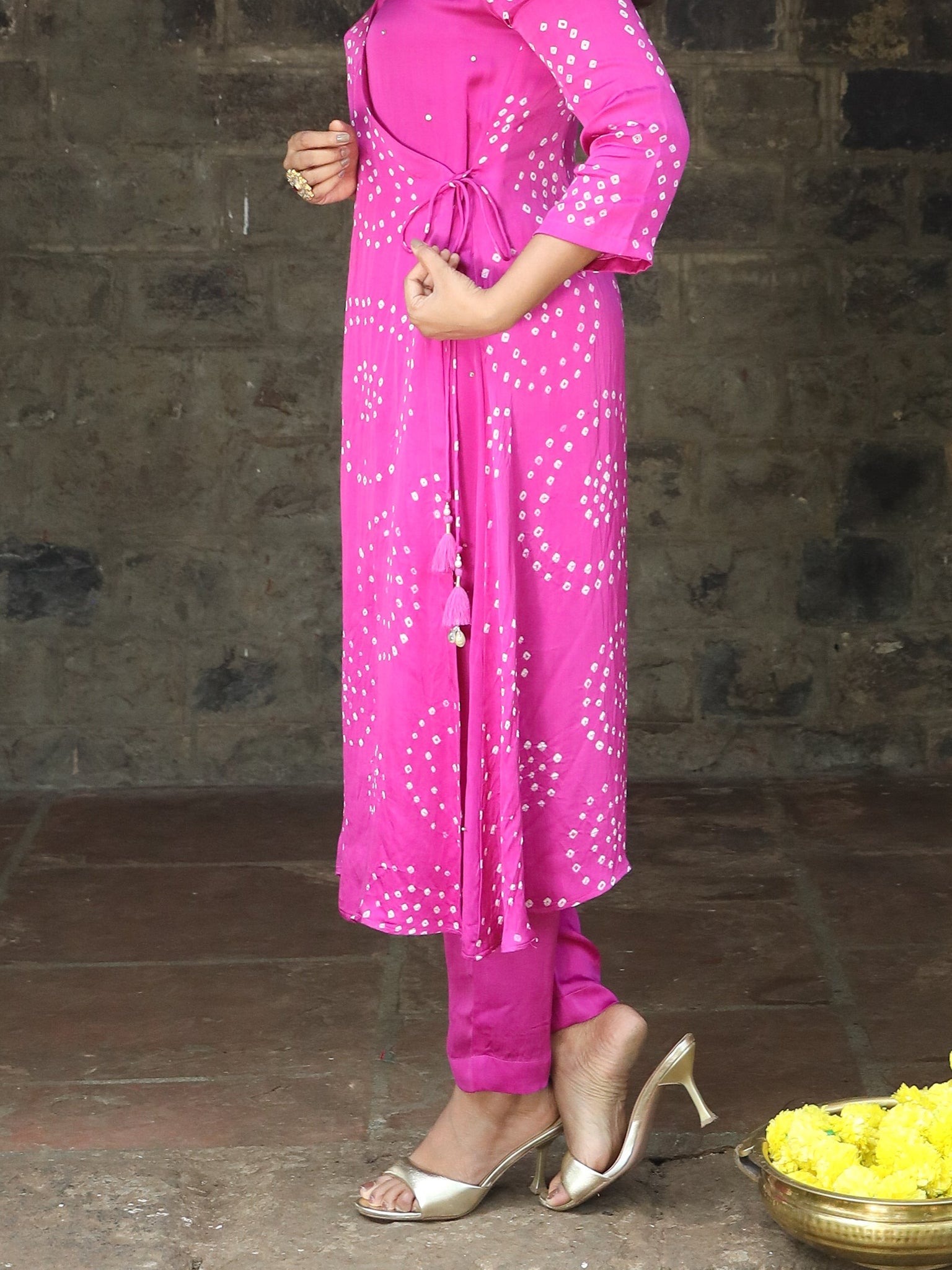 Rangrez-Modal Silk Pink Pant