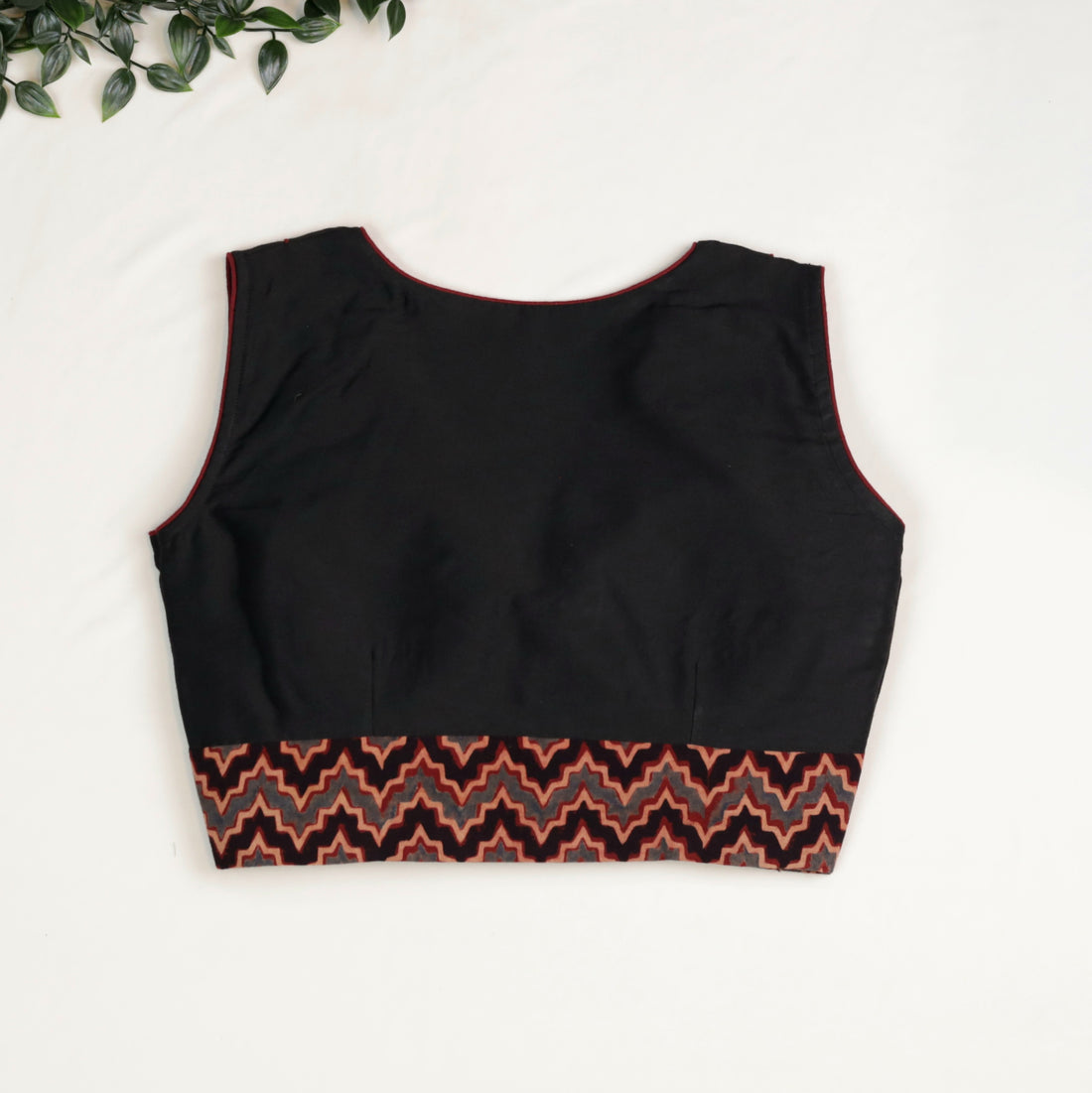 Cotton Silk Ajrakh Blouse
