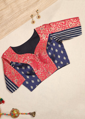 Shivani- Banarasi Multicolor Blouse