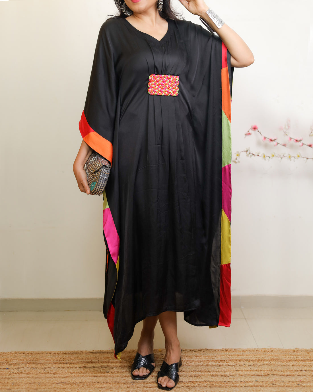 Silk Serenity-Colorburst Kaftan