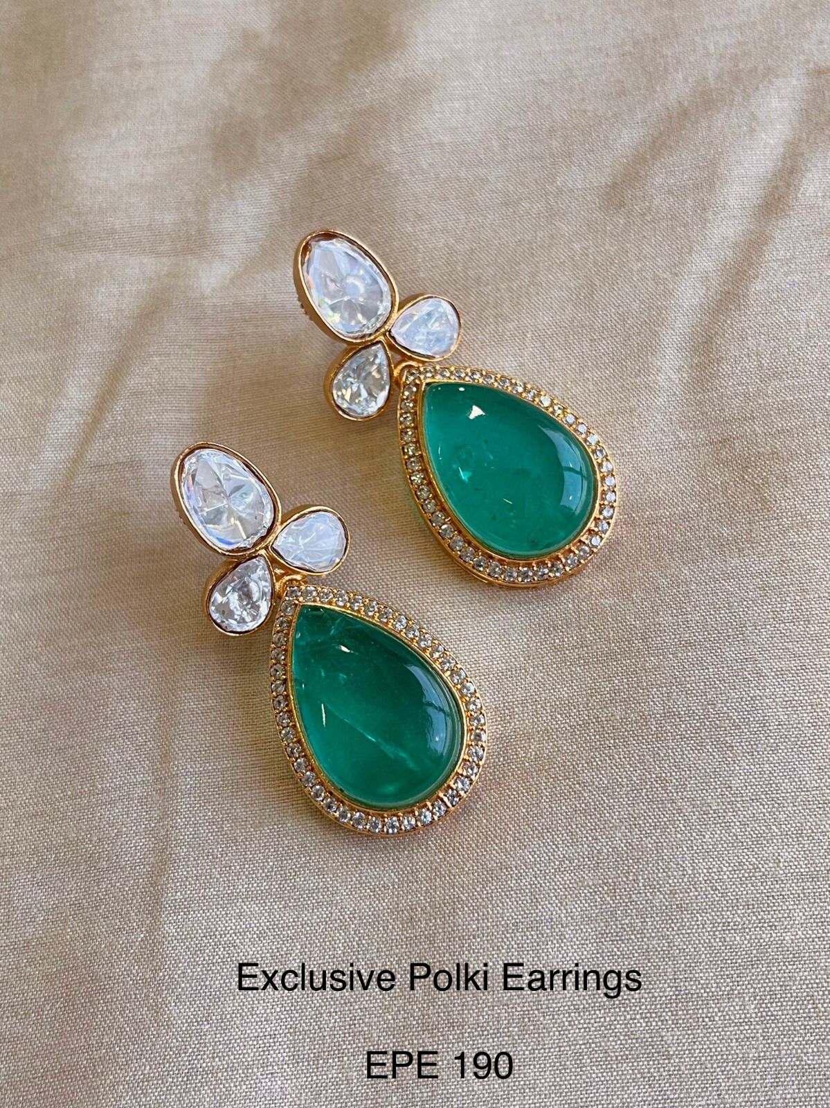 AD Doublet Earrings-Firozi