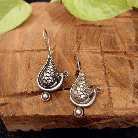 Antique Silver Look Alike Earrings - 6