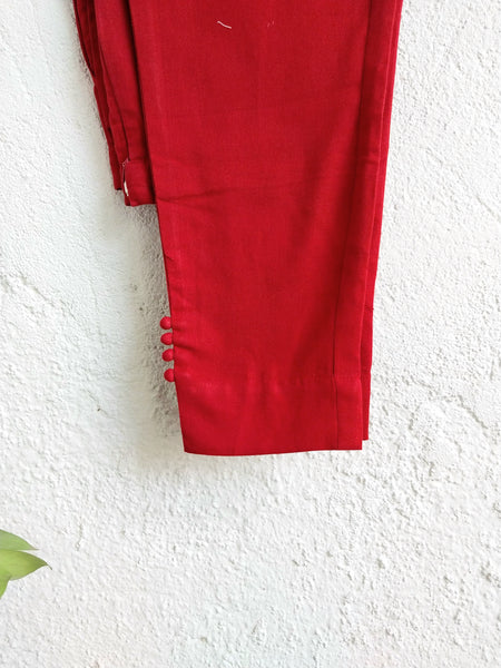 Cotton Pants- Red