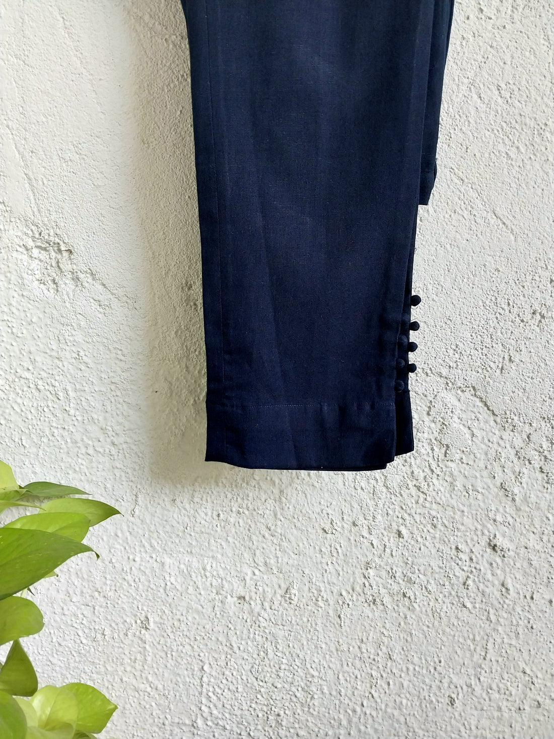 Cotton Pants - Navy Blue