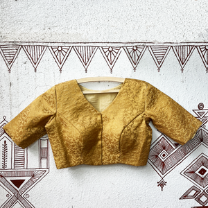 Swarnim- Golden Brocade Blouse