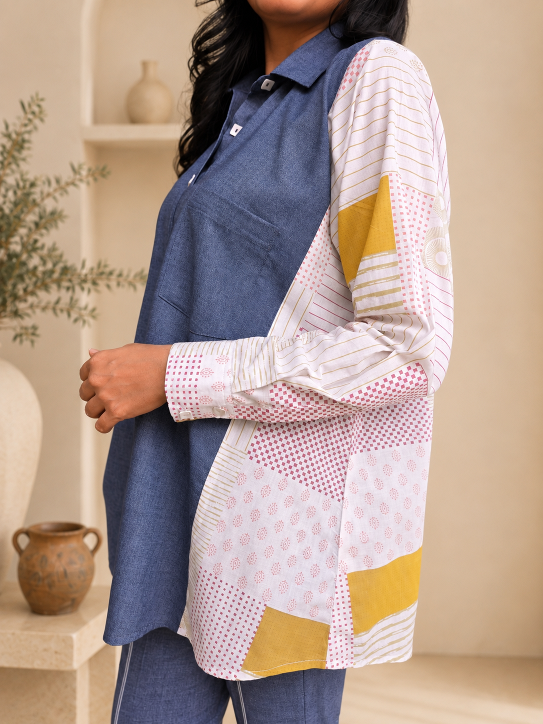 Denim Lite - Grey Shirt