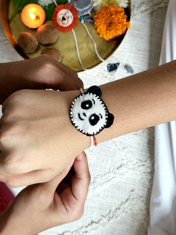 Upcyled Handmade Rakhi Panda