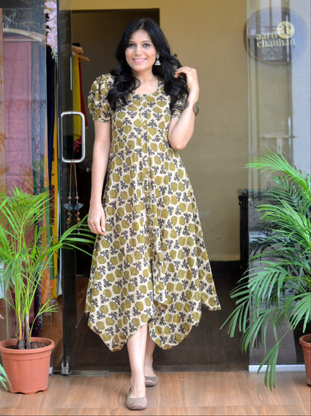 'Rozmarrah''Cotton Printed Dress