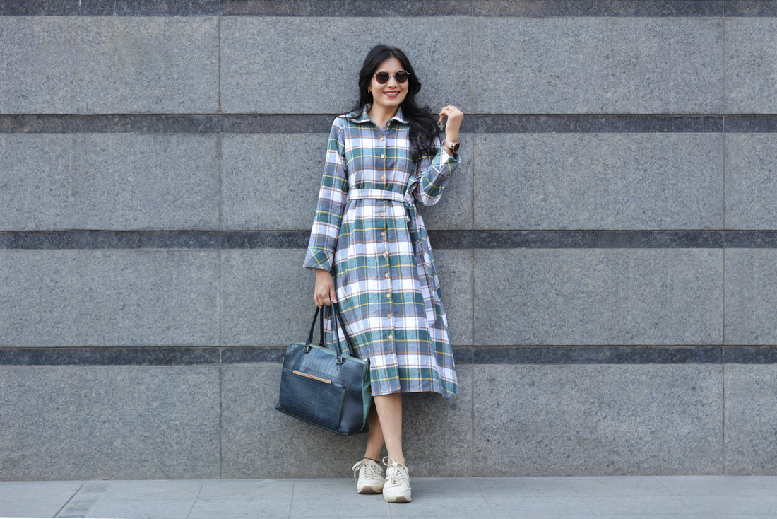 Cozy Plaids - Dress