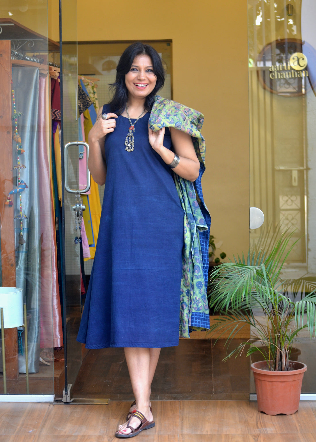 Anar-2 Piece Set Indigo