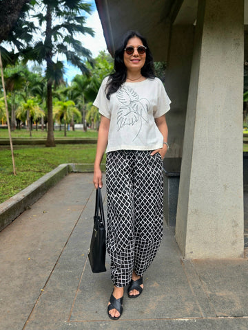 Safar - Dabu Printed Cotton Pant