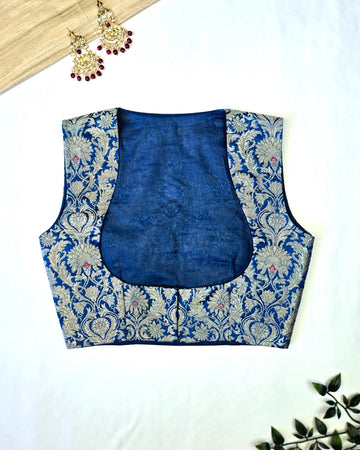 Srirang Koti - Peacock Blue