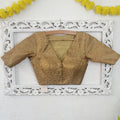 Golden Brocade Blouse - Label Aarti Chauhan