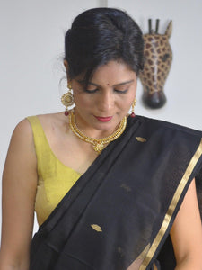 Sidha sada Golden blouse - Label Aarti Chauhan