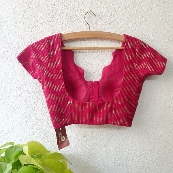 Chamki- Pink Sequin Blouse