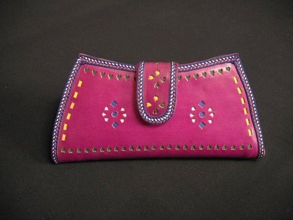 Synthetic Leather Clutch - Label Aarti Chauhan