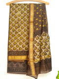 Maheshwari Silk Hand Blocked Printed Suit Fabric6 - Label Aarti Chauhan
