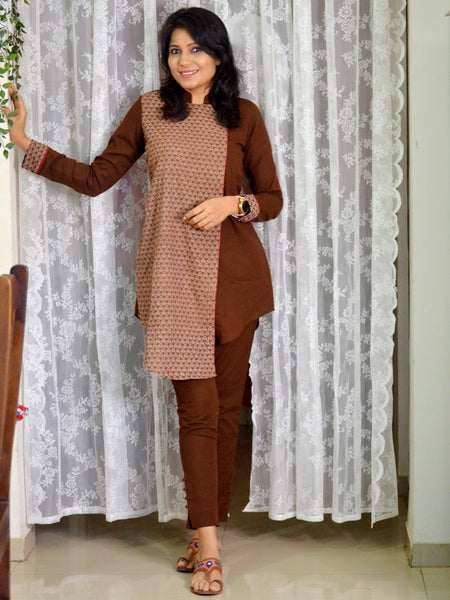 Cotton Pants- Brown - Label Aarti Chauhan