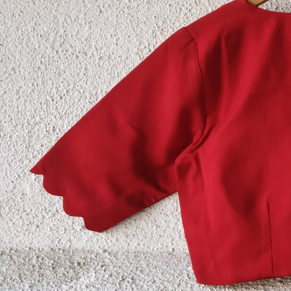 Sindoori'-Red Blouse